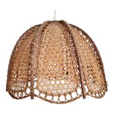 Wicker pendant light