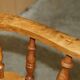 Chaise de bureau pivotante en bois d'if burr - Windsor swivel