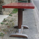 Table de bistrot vintage