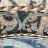 Wrought iron coffee table