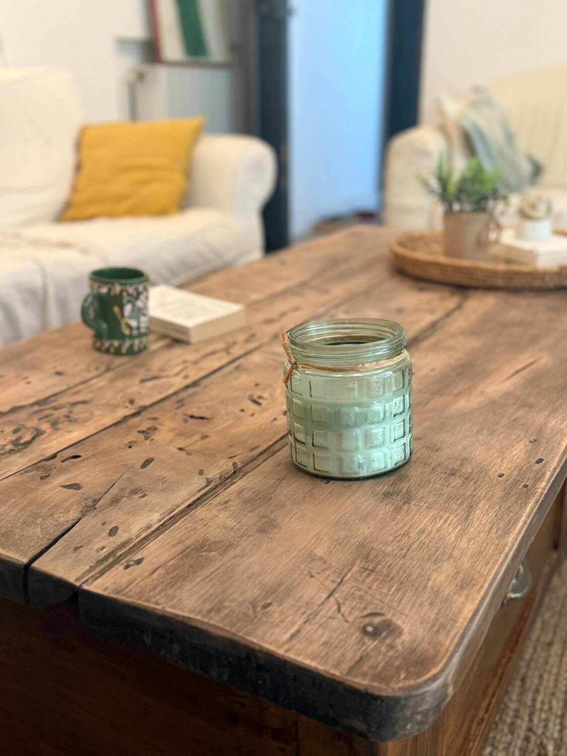Wooden coffee table