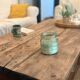 Wooden coffee table