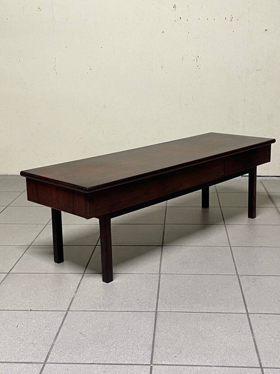 Table with three integrated drawers, 1960s.