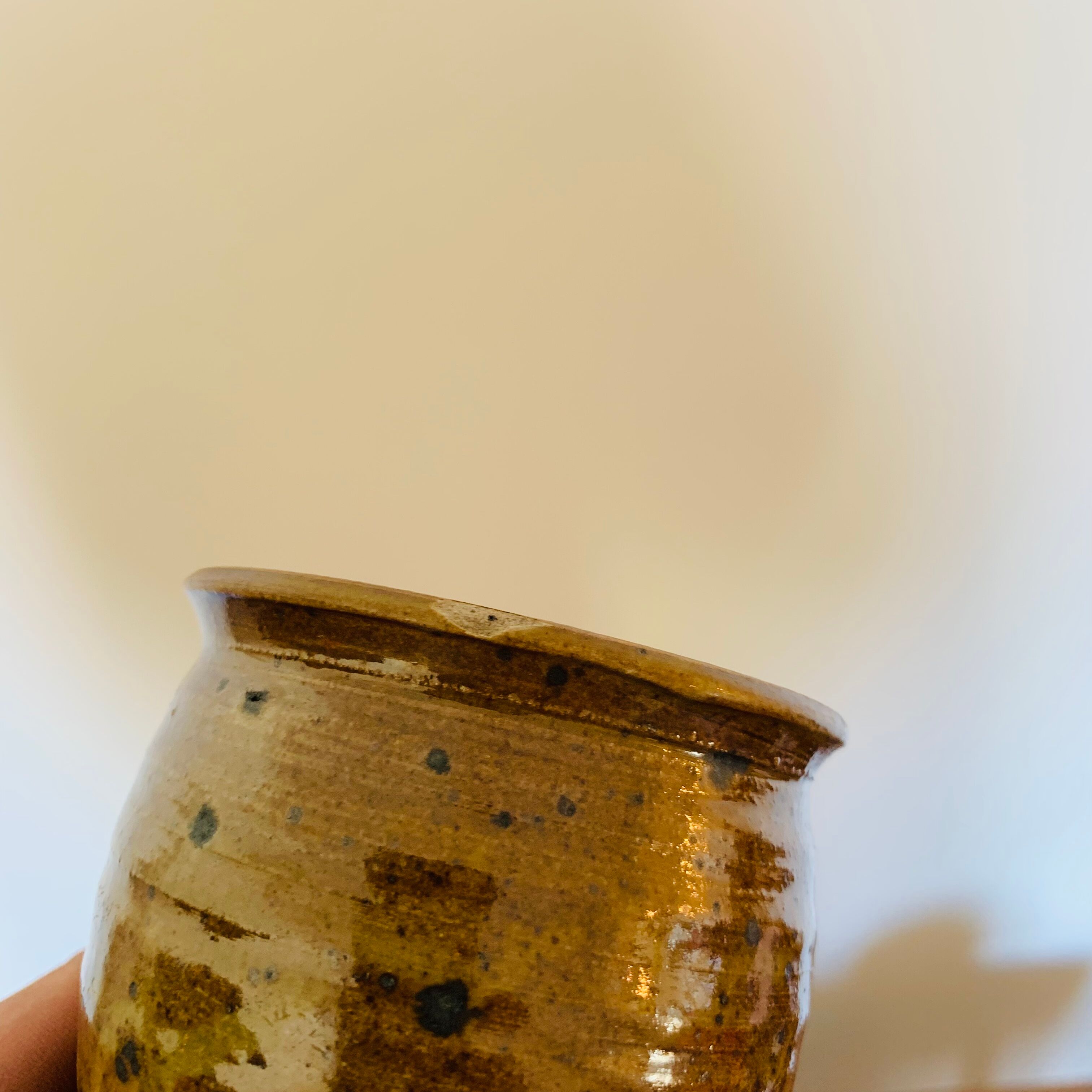 Set of 6 stoneware glasses