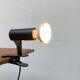 Minimalist postmodern clamp lamp by Erco, 1980s.