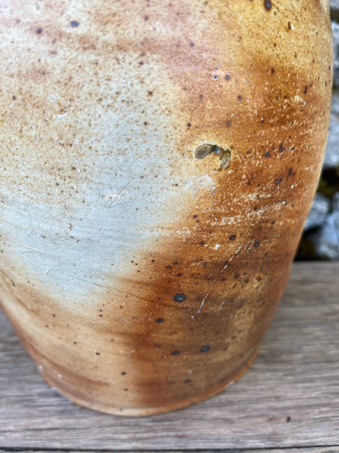 Jar, stoneware jug