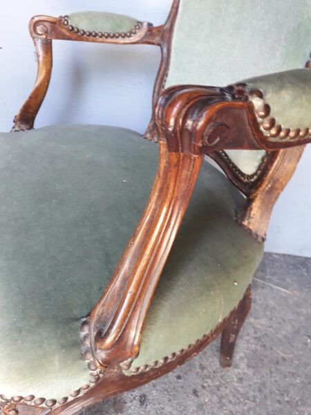 Fauteuil cabriolet epoque Louis XV