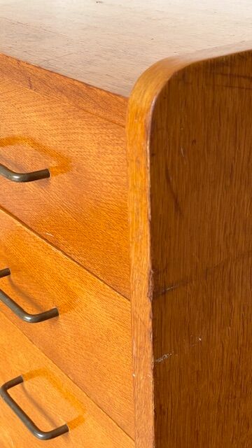 Vintage compass feet commode