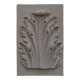 Bas-relief en plâtre d’une feuille d’acanthe