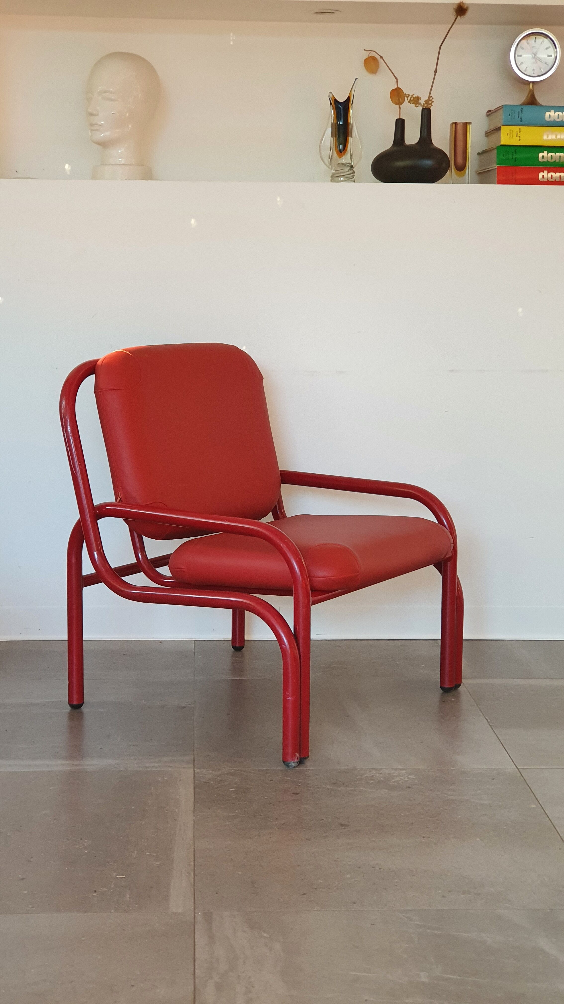 Italian design armchair from the 80s