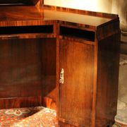 Art Deco Veneer Writing Desk or Vanity Table, 1920s