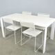 KARTELL / Table à manger italienne moderne vintage blanche / Ferruccio Laviani / 2000