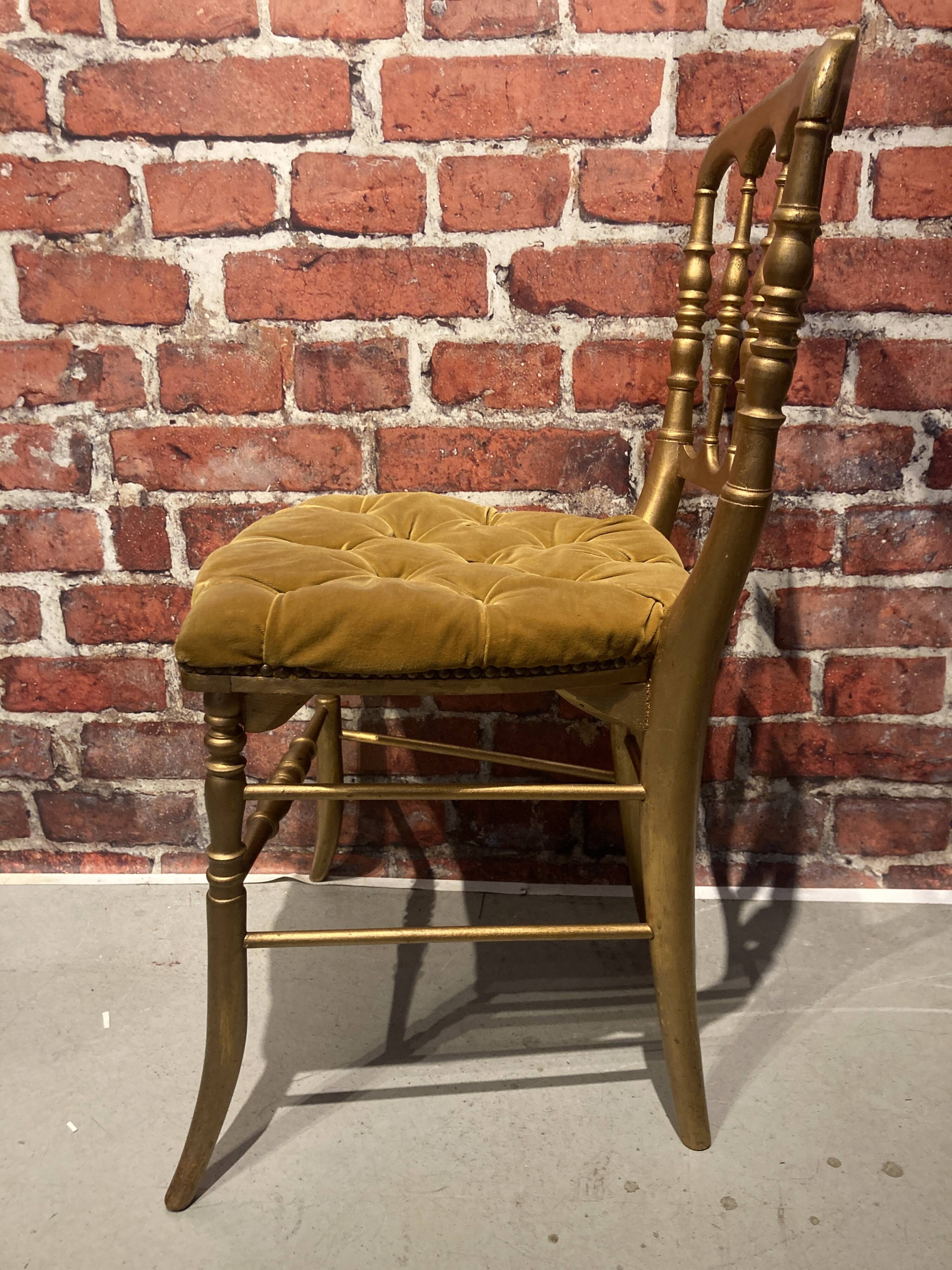 Pair of empire style chairs