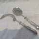 Superb 2-piece ice cream serving set, Boulenger LXV goldsmith scales