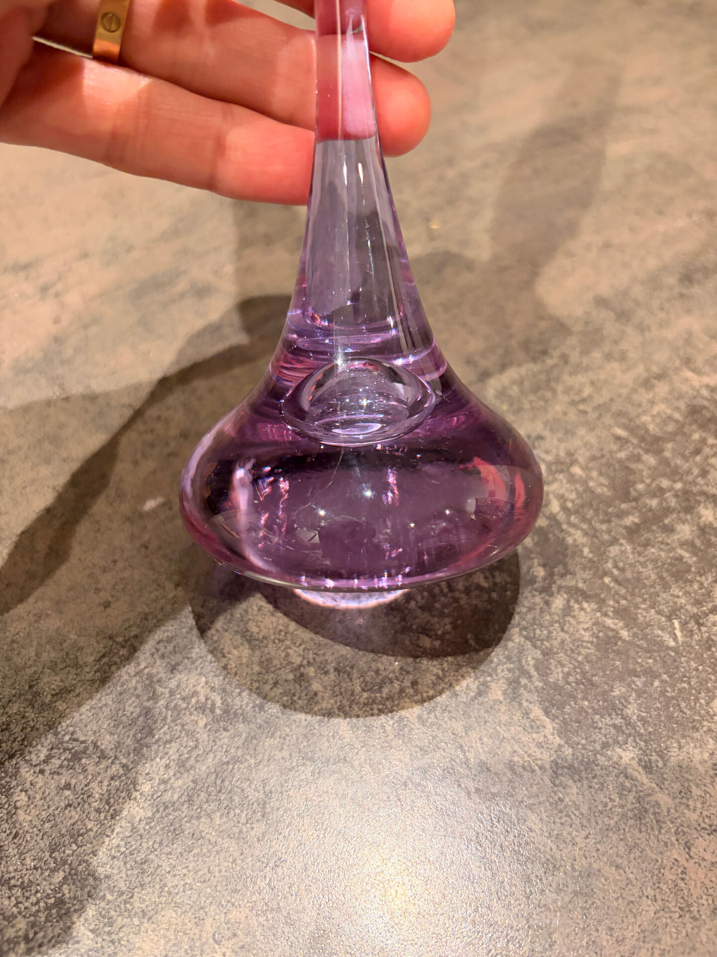 Neodymium Soliflore Vase "Alexandrite" - Sergio Asti for Arnolfo di Cambi