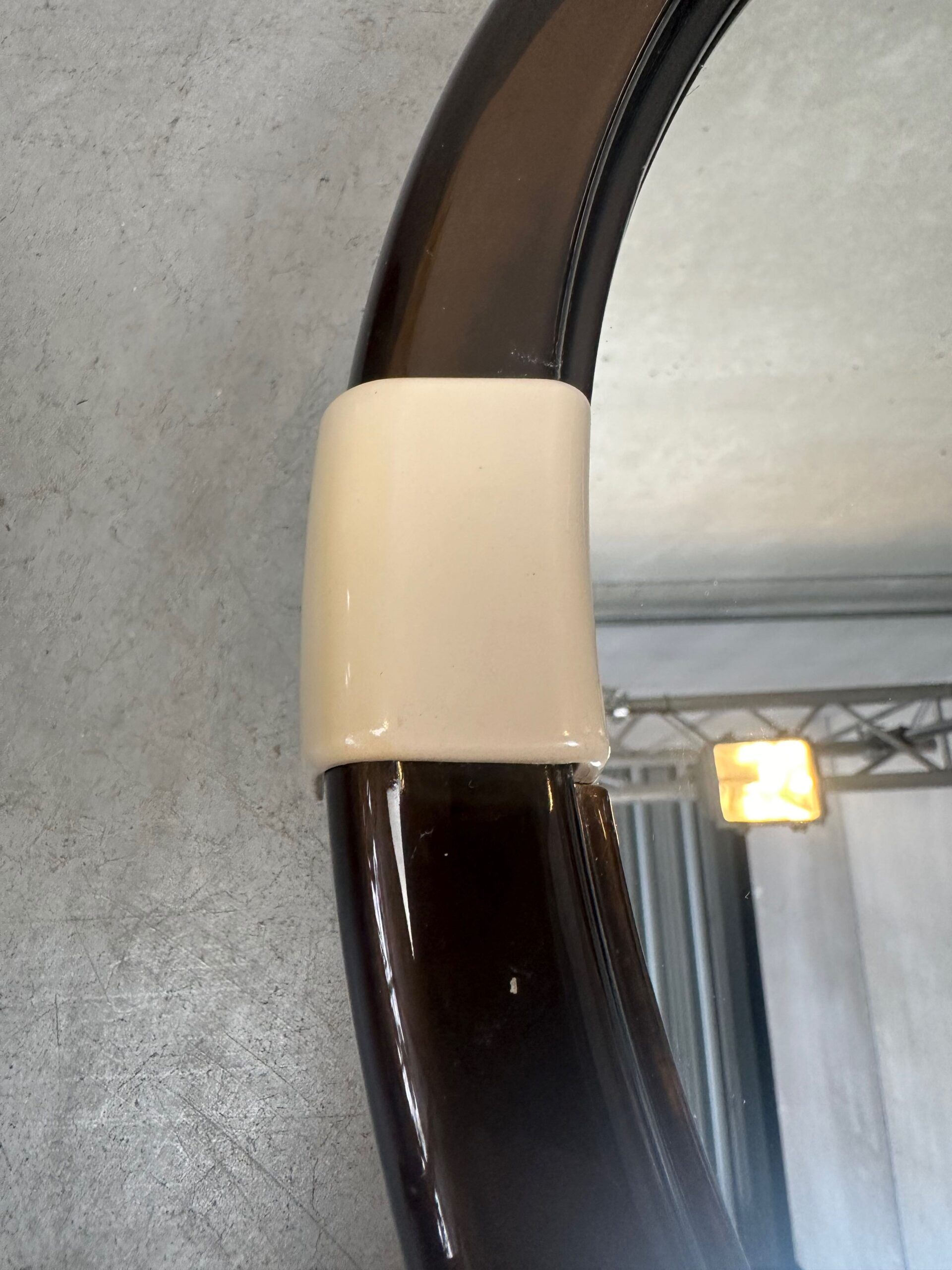 Miroir vintage inclinable – lucite fumé