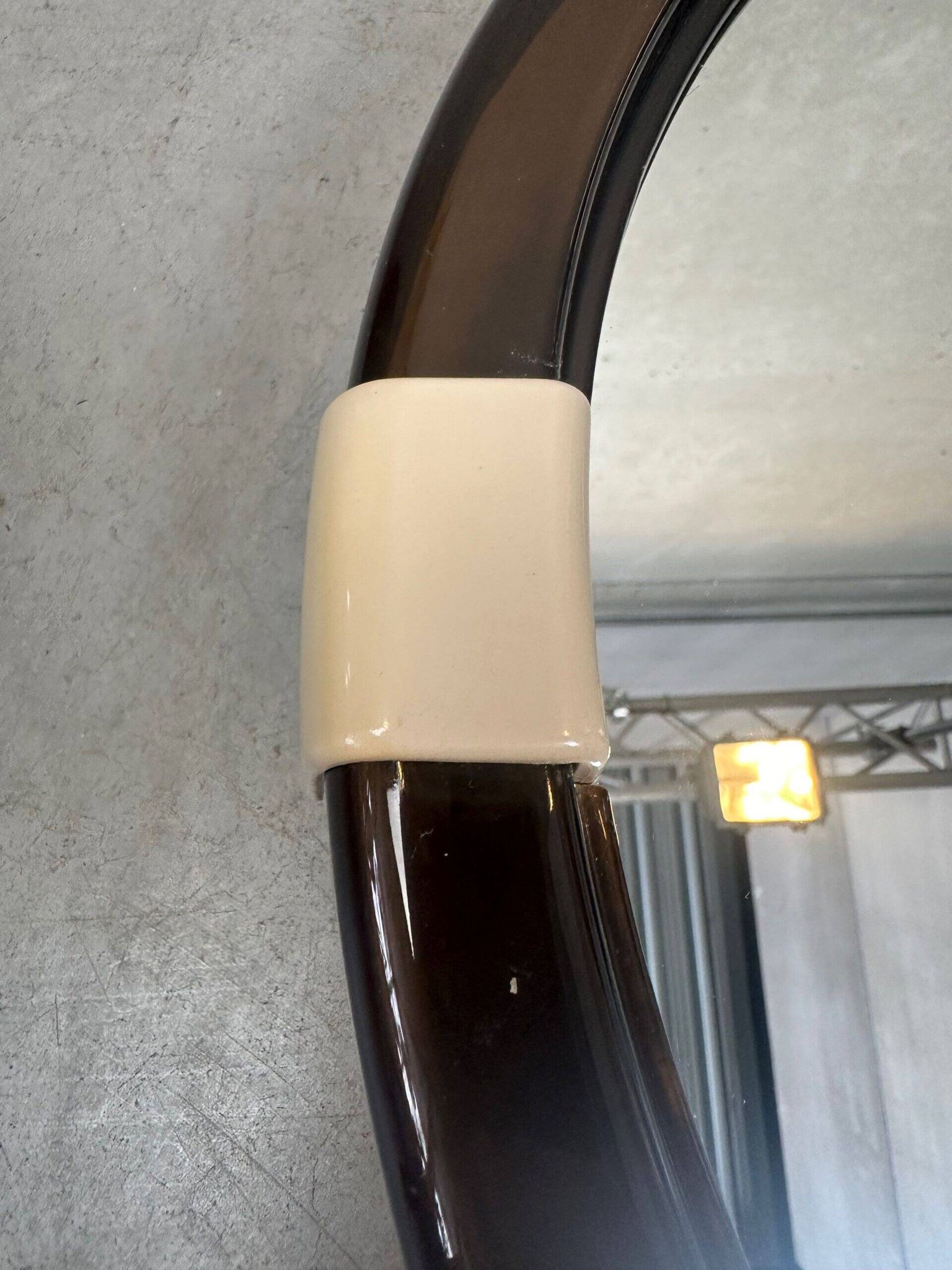 Vintage tiltable mirror – smoked lucite