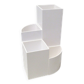 Four combinable vases by Jacques Bedat from the 1970s.
