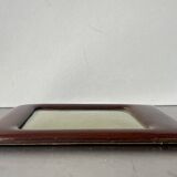 Antique  Art Deco Mahogany Wooden Frame  22.5 cm x 13.5 cm  convex glass