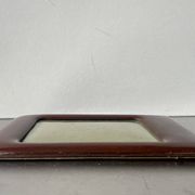 Antique  Art Deco Mahogany Wooden Frame  22.5 cm x 13.5 cm  convex glass