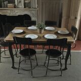 Old dining table with extensions