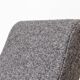 Fauteuil à bascule vintage moderne du milieu du siècle, Tchécoslovaquie, années 1950, retapissé