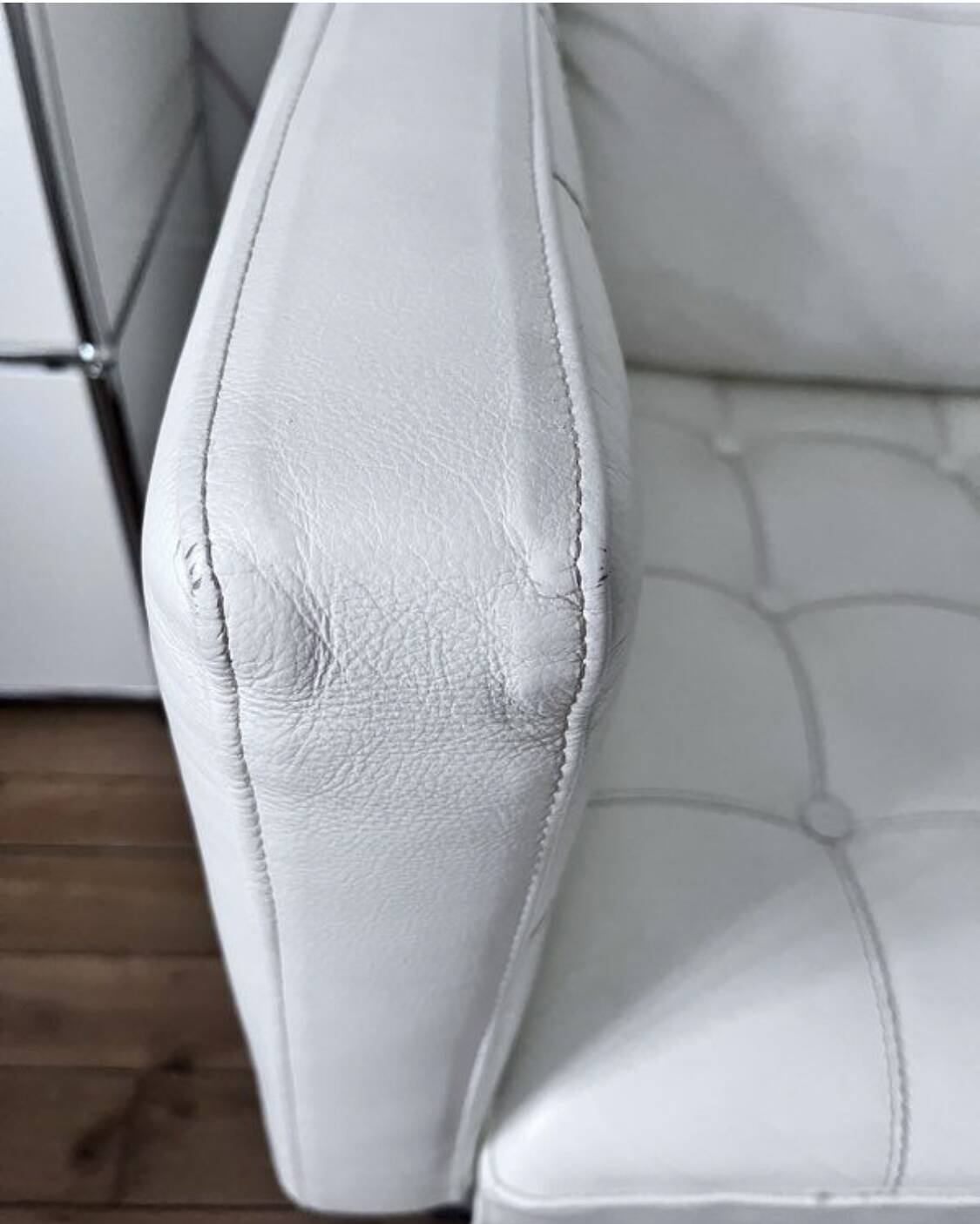 Cassina leather sofa by Philippe Starck