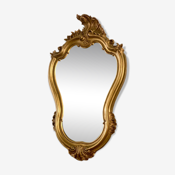 Ancien miroir doré 62x38 cm