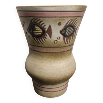 Petit vase en céramique de René Maurel années 60.