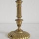 Vintage gilded brass 5-spoke chandelier