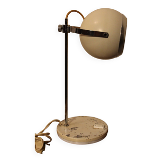 White eyeball desk lamp 60's