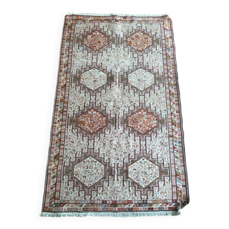 Tapis noué main, Iran, tribal environ 120x200cm ancien, Qashqai ou Bakhtiari.