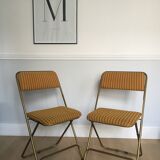 Pair of vintage lafuma chairs
