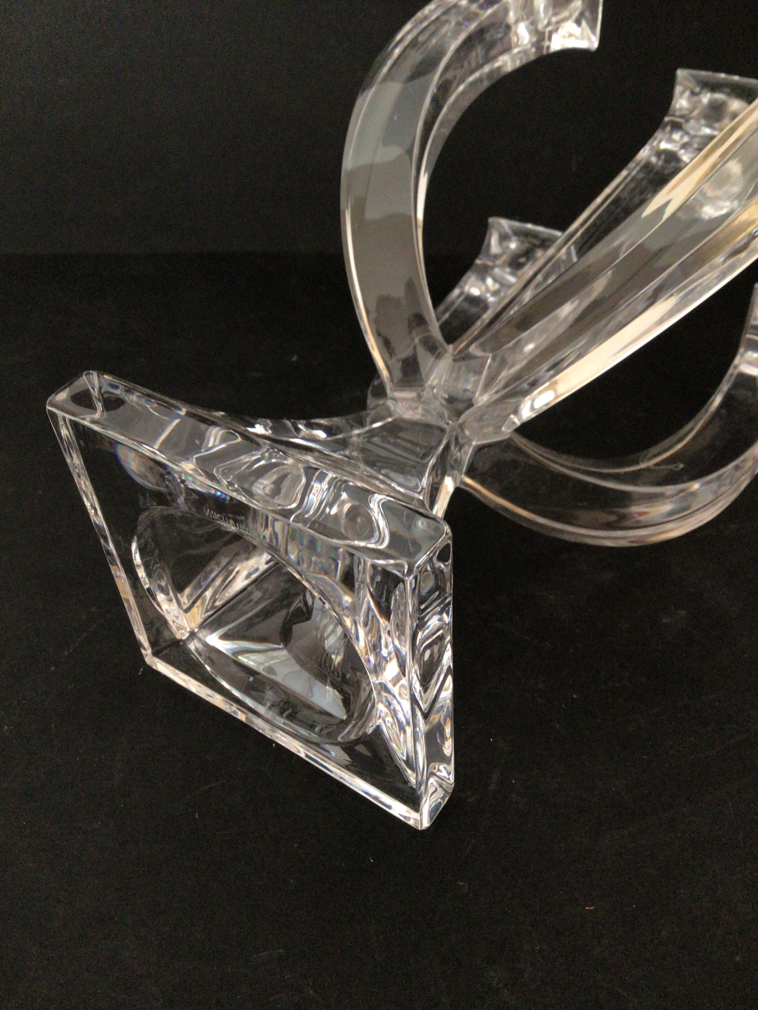 Candle holder crystal Nachtmann Art deco