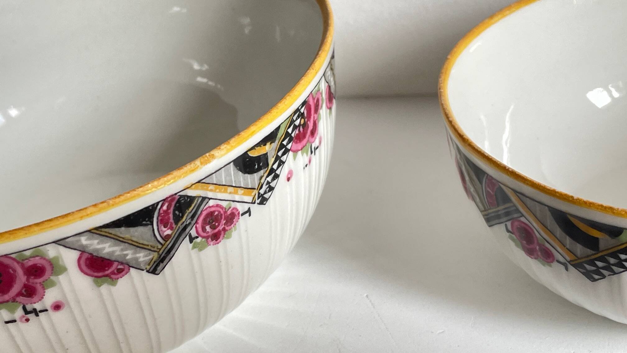 Saladiers mehun decor art deco