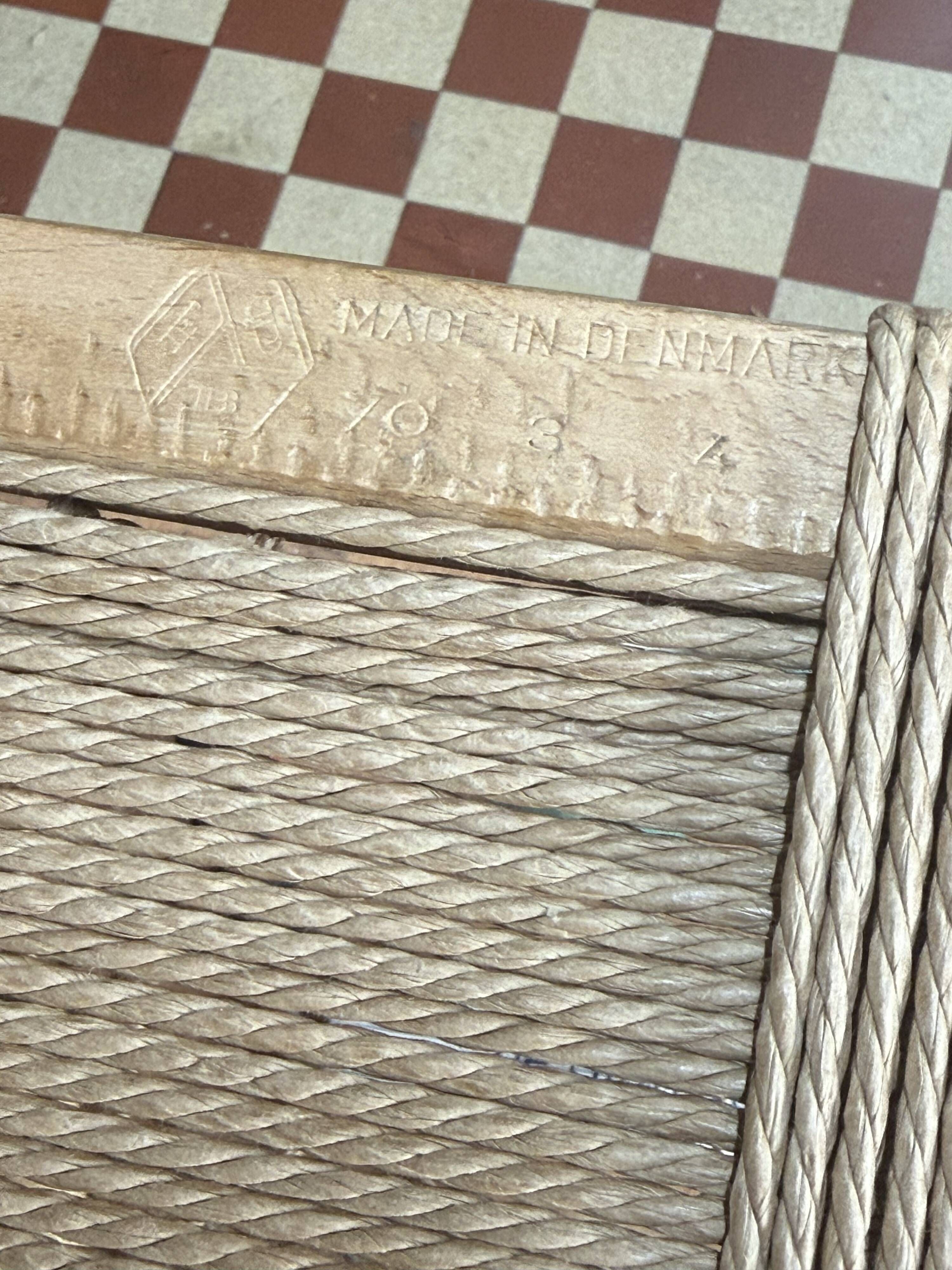 1x Børge Mogensen J39 Oak Dining Chair, FDB Møbler Denmark 1970