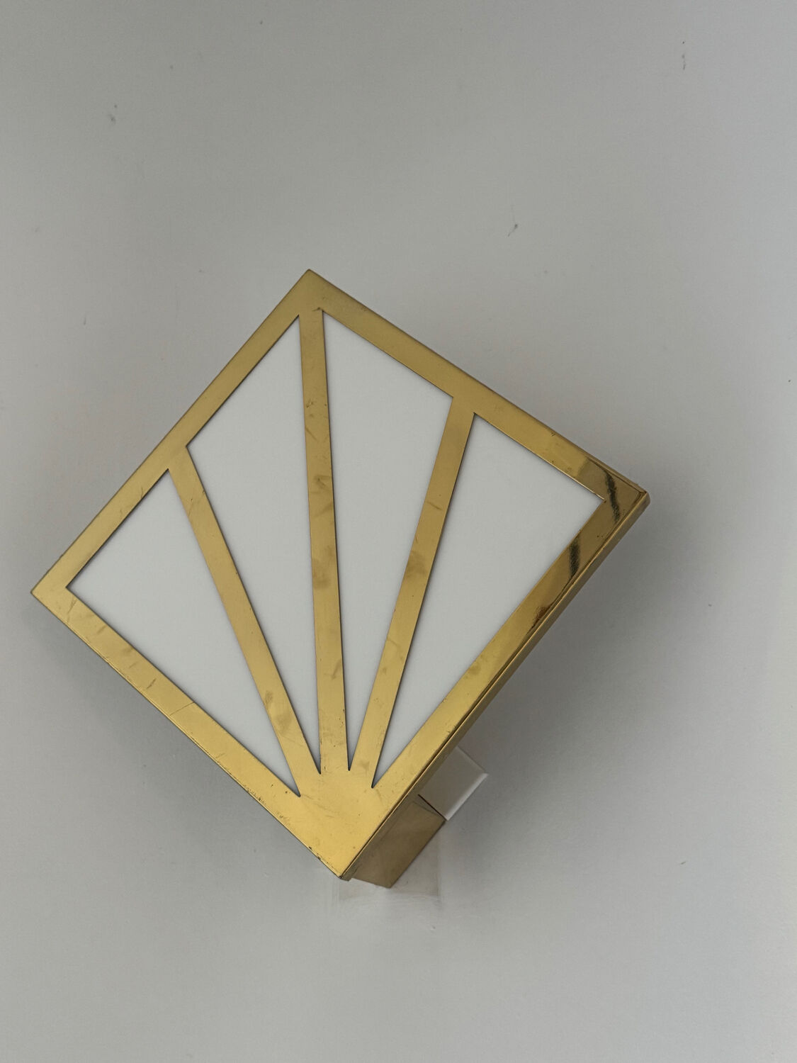Art Deco wall sconces – gilded brass