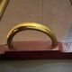 Old leather and gold metal tray