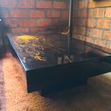Table basse vintage signée