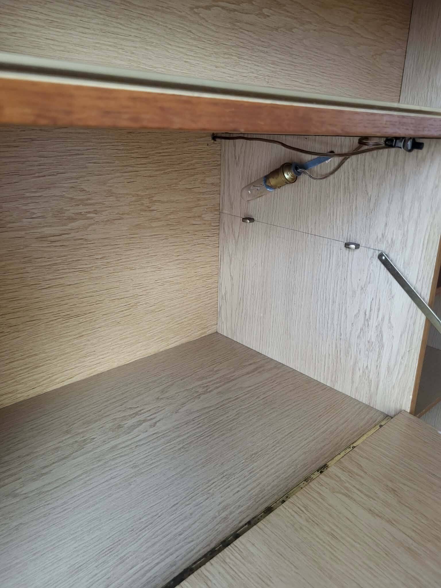 1960s secretary buffet on tapered legs