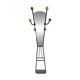 Roger Féraud coat rack with mirror – 1950s/60s