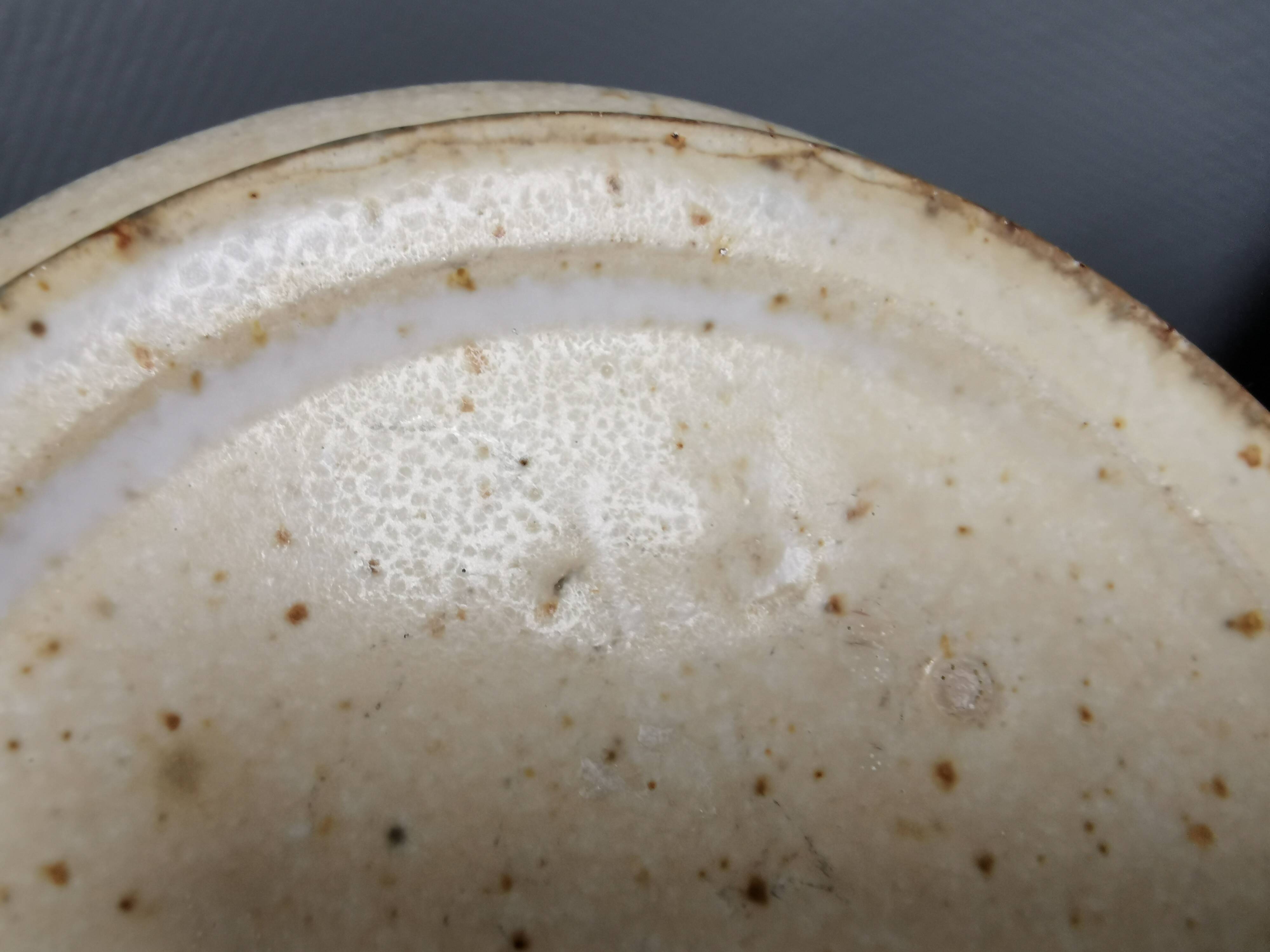 Ceramic bowl with ‘ears’ from Denmark, 1970s by HNB (Hans Nielsen Buch)