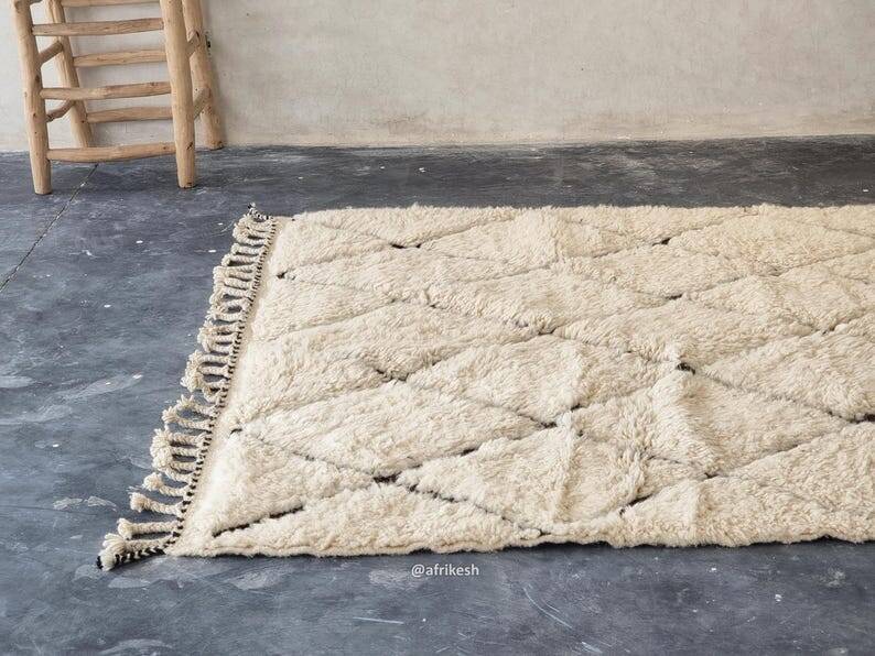 Tapis berbère en laine naturel 200/260cm