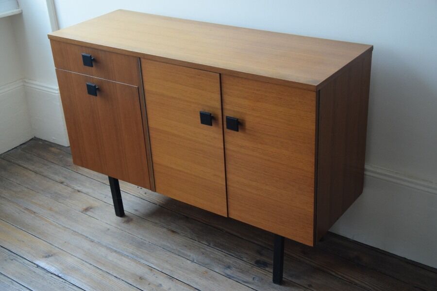 Low sideboard vintage Scandinavian sidebord 50s 60s