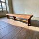 XL vintage wooden bench