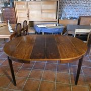 Table scandinave extensible en palissandre des années 60
