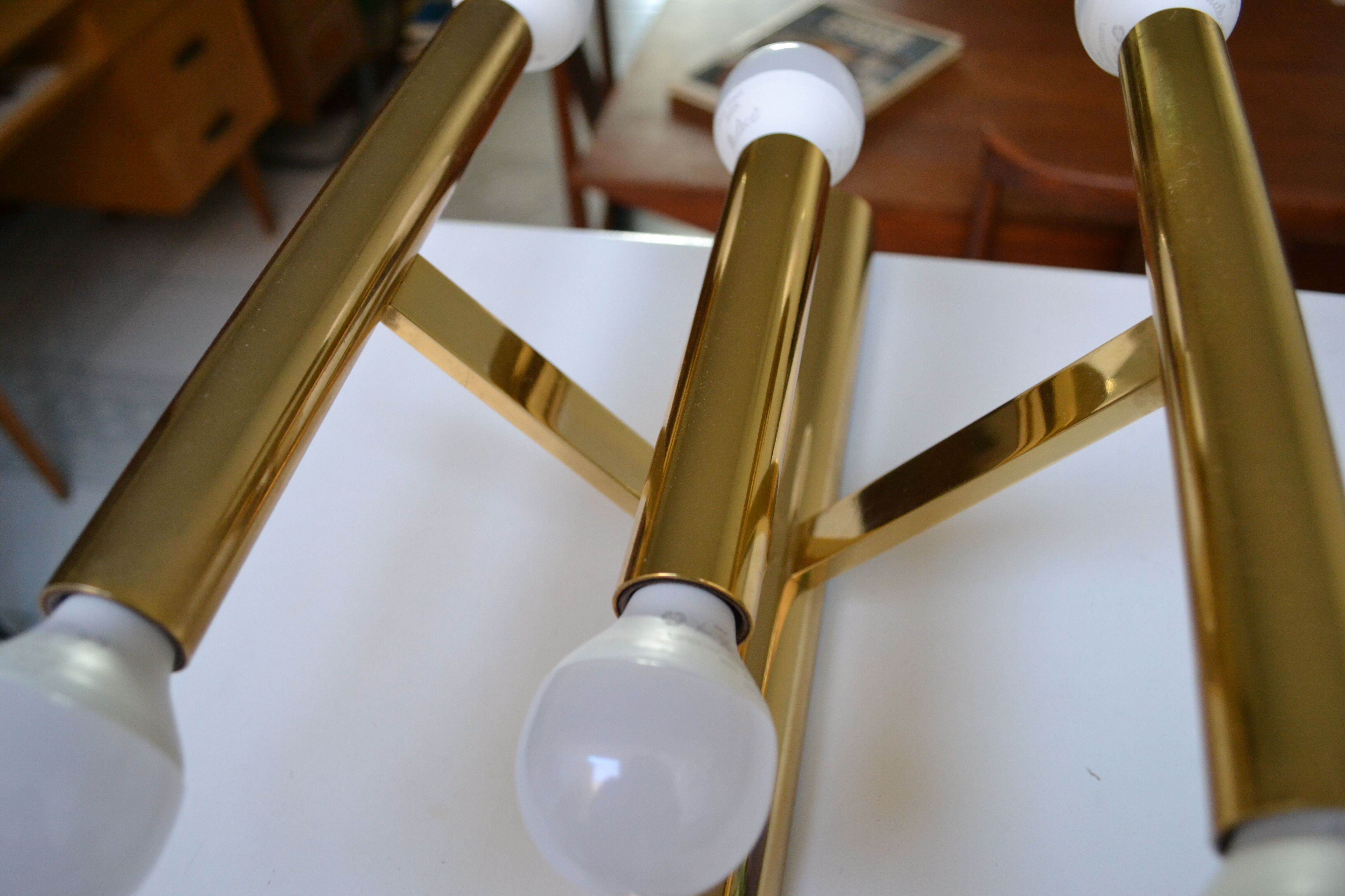 Wall light from Sciolari tubes 6 fires 60s