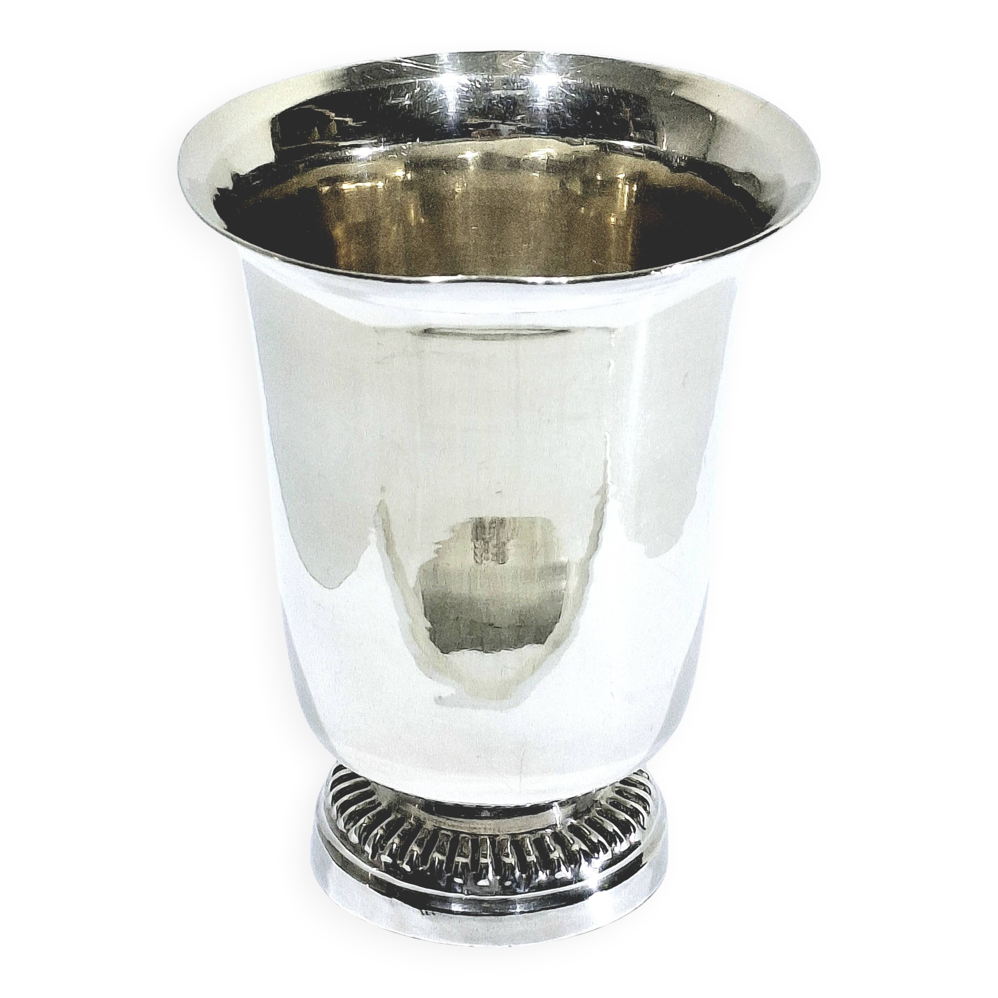 Sterling Silver Cup with Pedestal and Second Rooster Hallmark