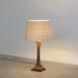 Lampe de table Hansen Lighting en bronze, États-Unis 1960