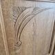 Sideboard two doors two drawers in renovated oak art deco style